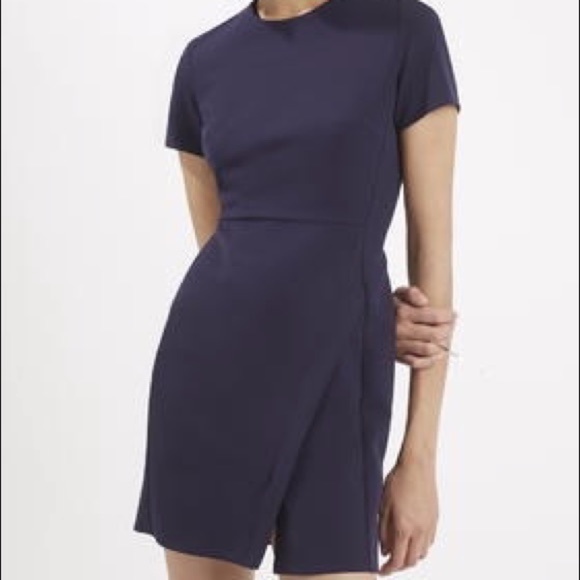 TOPSHOP A line wrap front dress - Picture 1 of 2